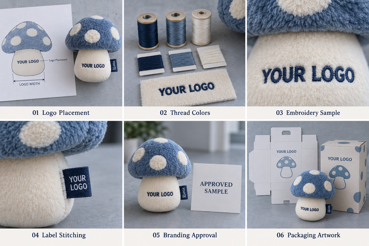Custom pet toy branding sample confirmation
