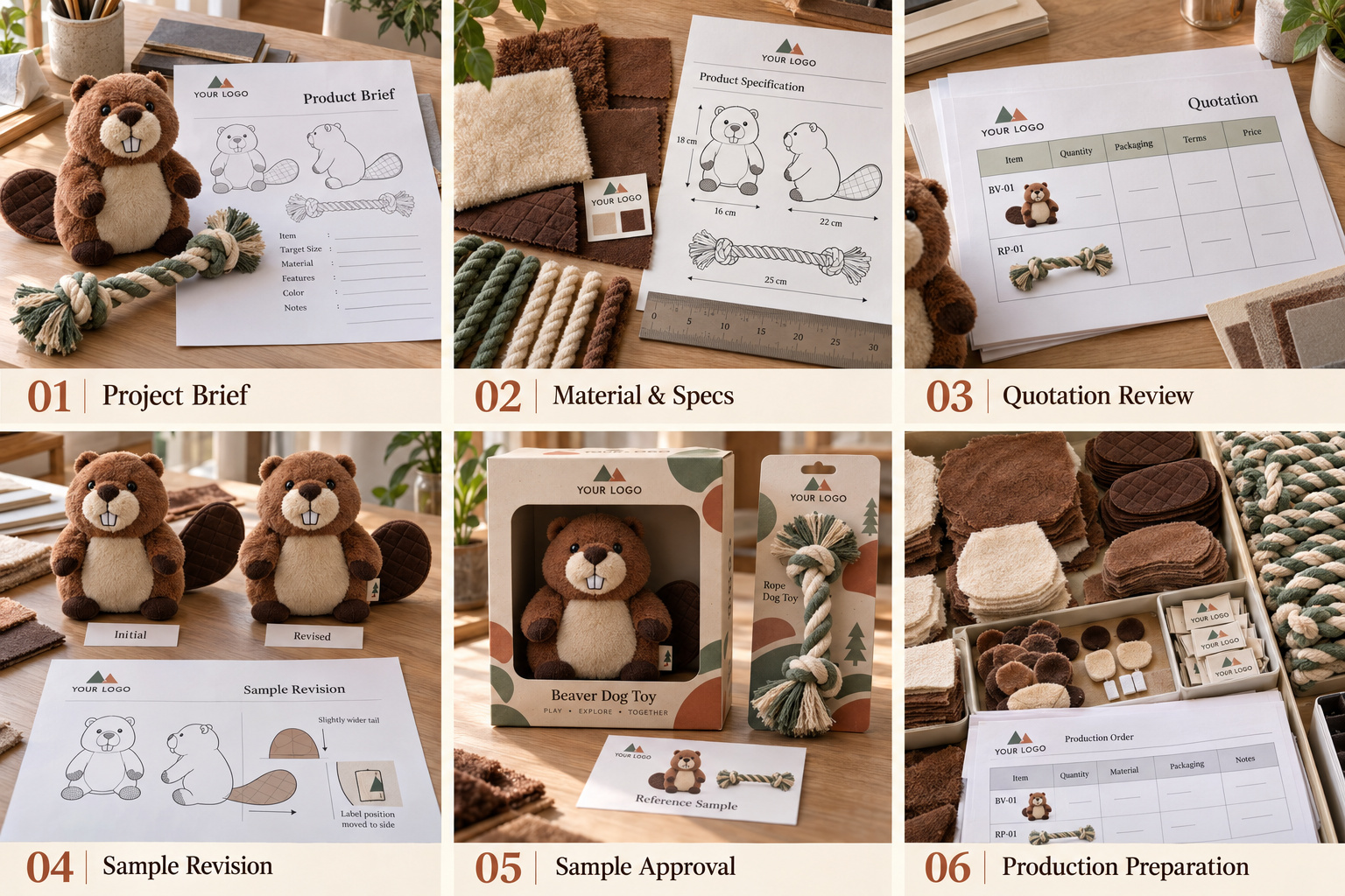 Pet toy OEM order planning and sample approval