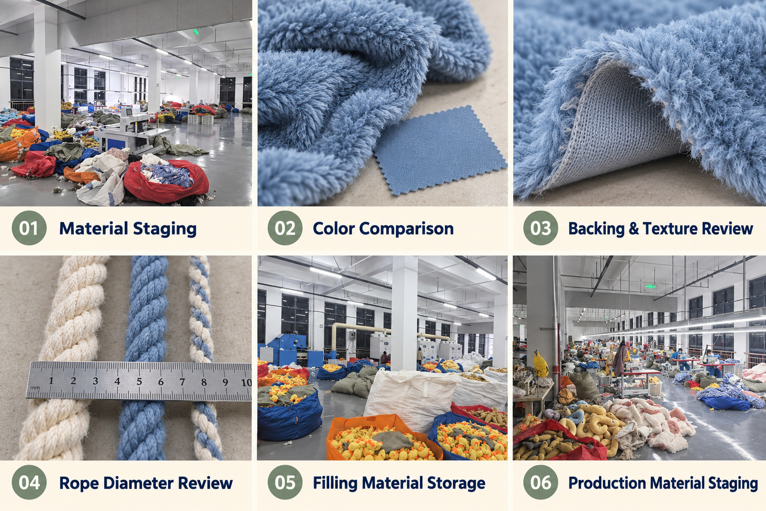 Pet toy fabric color, backing and rope diameter review