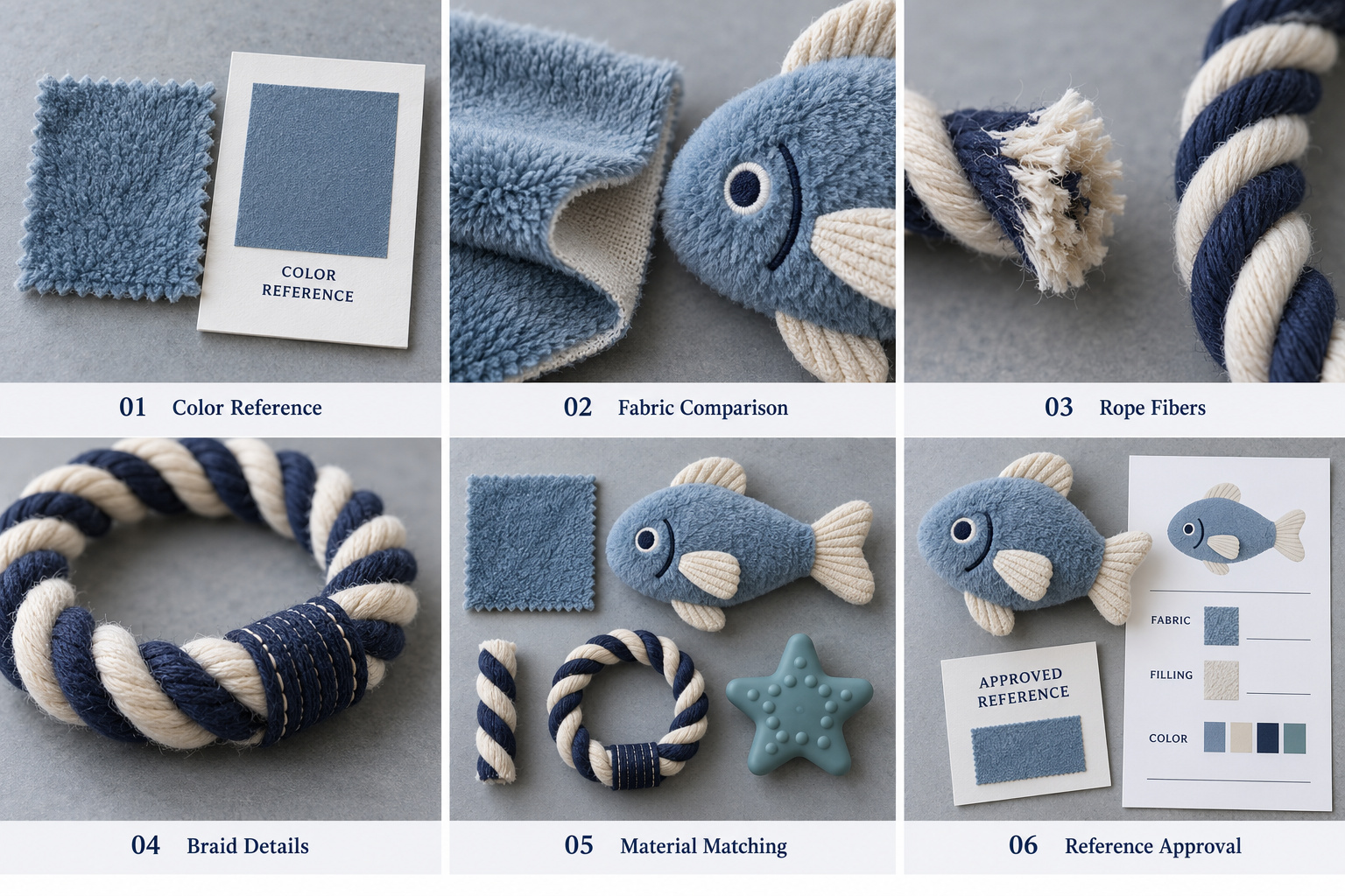 Pet toy material checks and sample confirmation