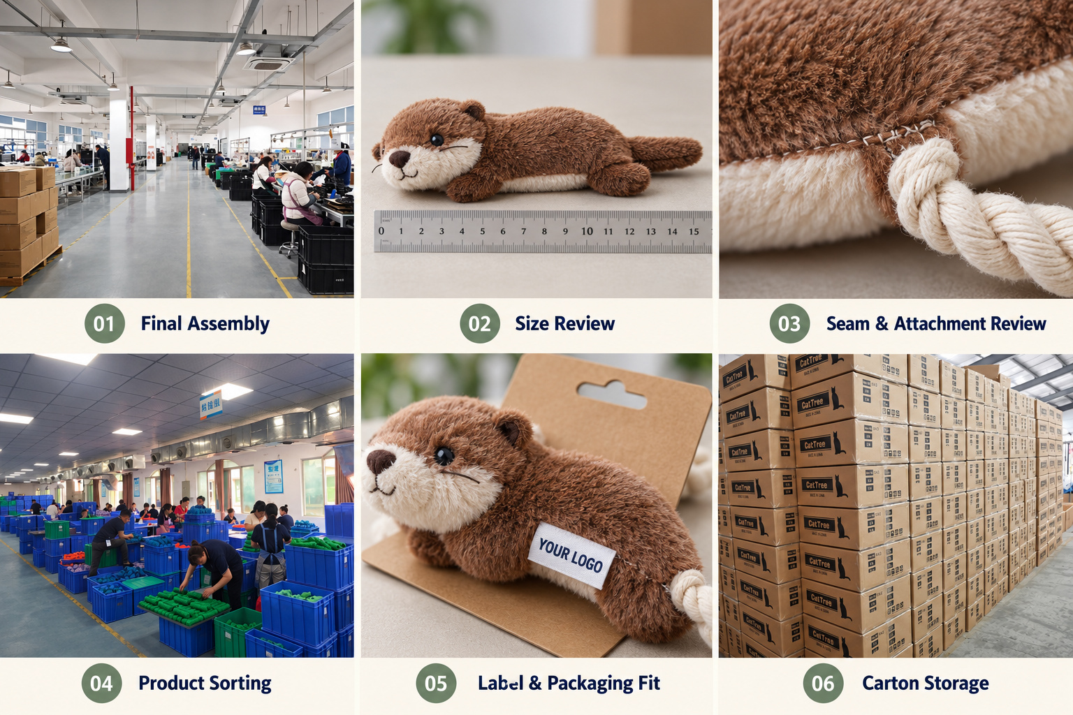 Pet toy size, seam and packaging review