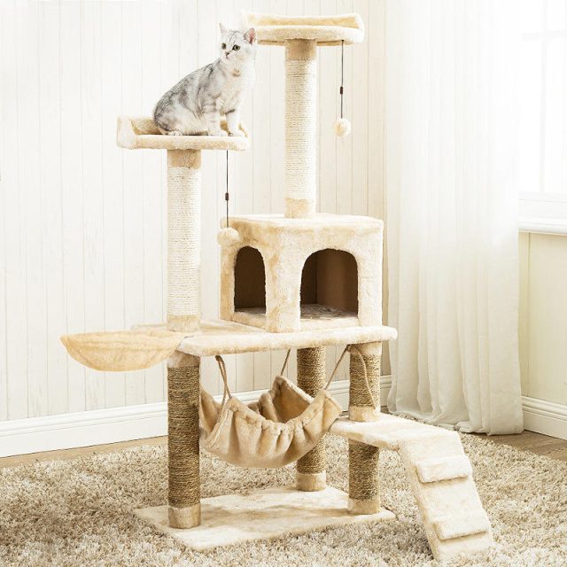 Create a haven for your feline friend elevate their space with our cat trees (8) Create a haven for your feline friend elevate their space with our cat trees (8)
