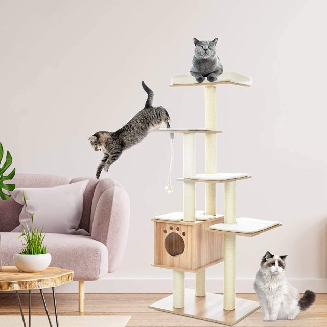Customize your cat’s playground modular cat trees for endless configurations (1) Customize your cat's playground modular cat trees for endless configurations (1)