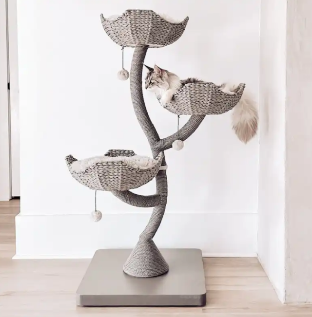Invest in quality sturdy cat trees built to withstand rough play (1) Invest in quality sturdy cat trees built to withstand rough play (1)