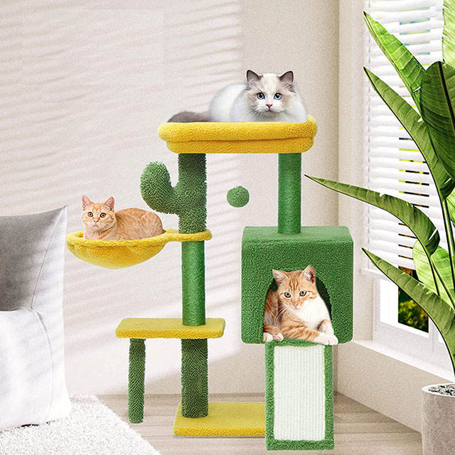 Invest in quality sturdy cat trees built to withstand rough play (4)