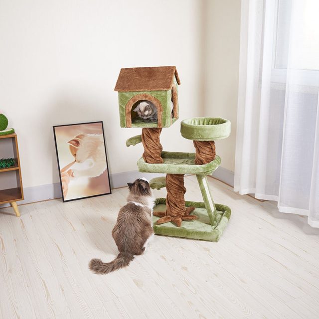 Pamper your cat luxury cat trees with soft beds and hammocks (2) Pamper your cat luxury cat trees with soft beds and hammocks (2)